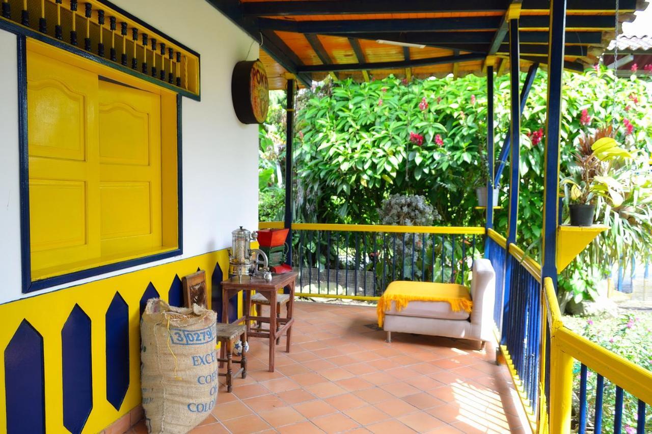 Casa Finca Villa Luz A 800 Mts Del Parque Del Cafe Montenegro Ngoại thất bức ảnh